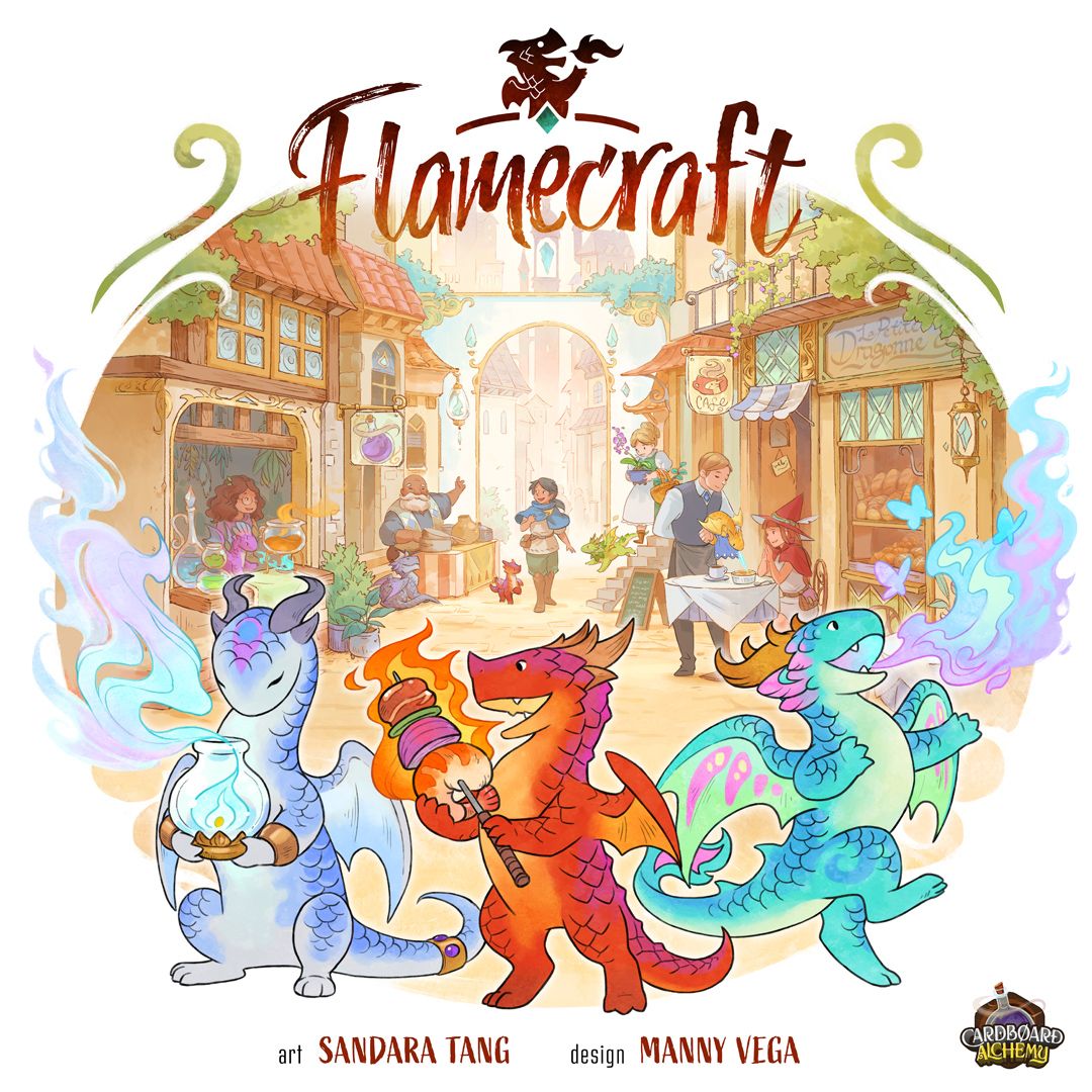 Flamecraft — a cozy favorite at our Boulder Tuesday board game meetup