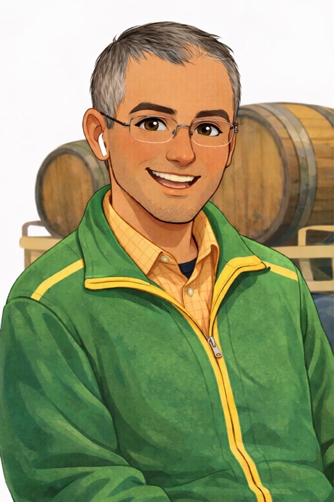 Cartoon portrait of Puneet
