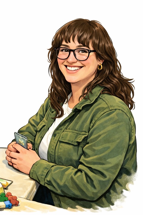 Cartoon portrait of Ranie